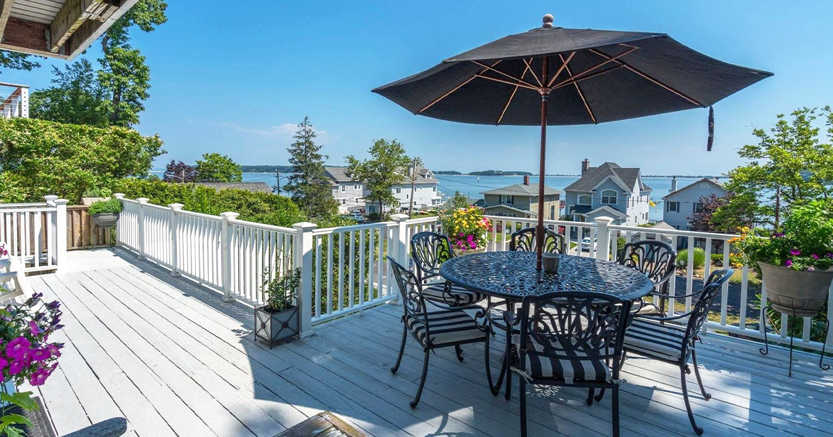 REAL ESTATE: Colonial with Panoramic Water Views of Huntington Bay